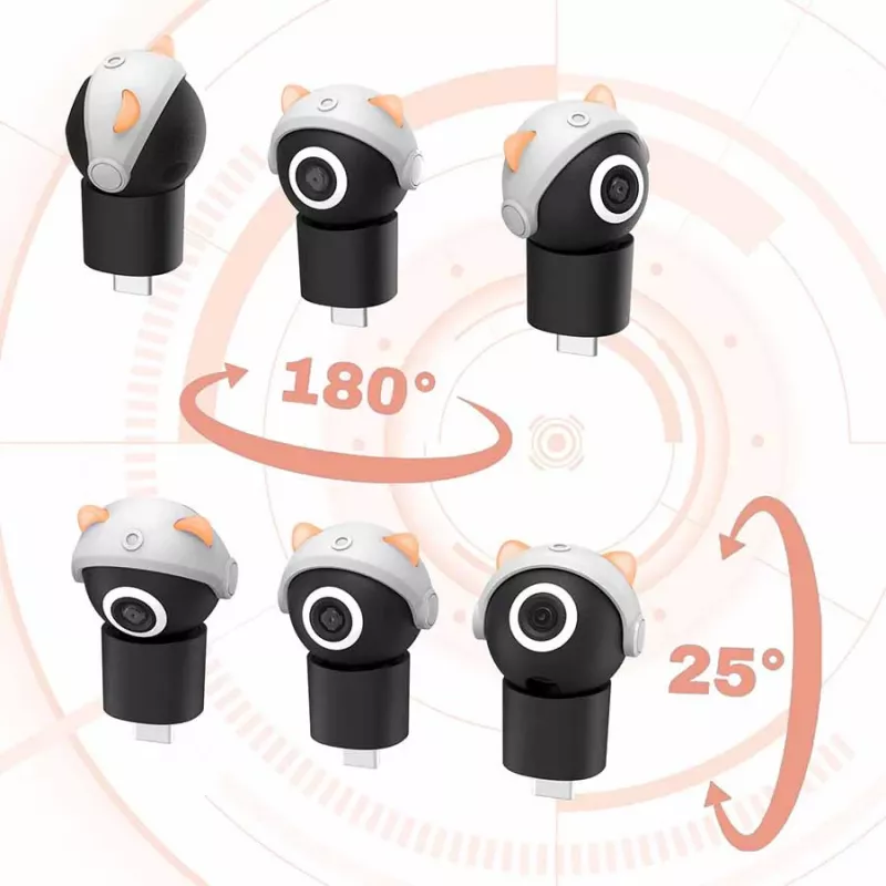 Cámara mini HD 2 en 1 Subsonic Playcam 1080 para Nintendo Switch 2 roja