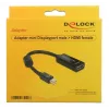 Delock - Adaptador de vídeo - Mini DisplayPort macho a HDMI hembra - 18 cm (65099)