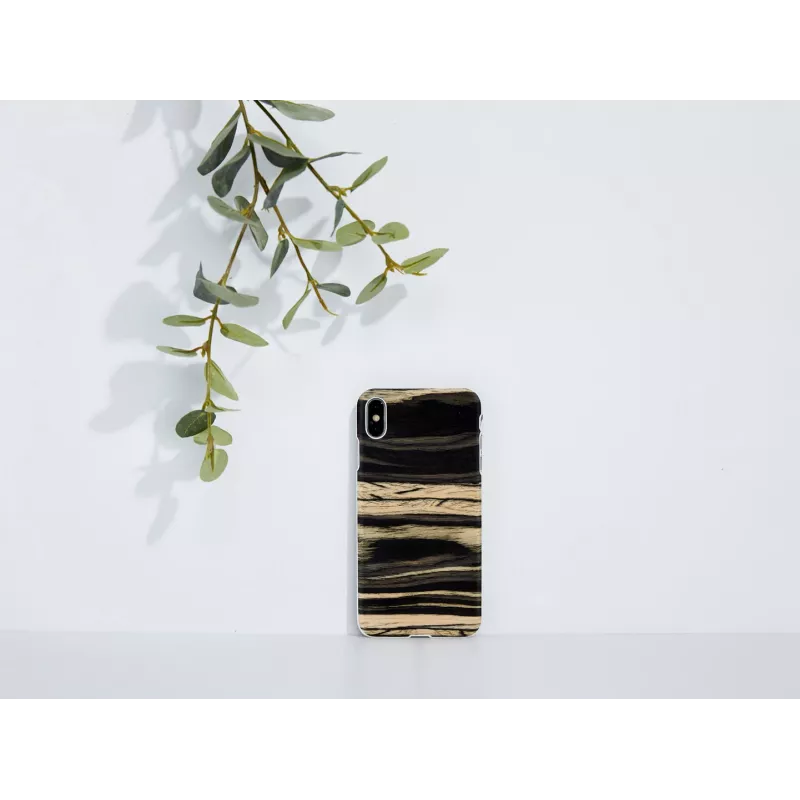 Funda para smartphone man and wood para iPhone XS Max – White Ebony Finish