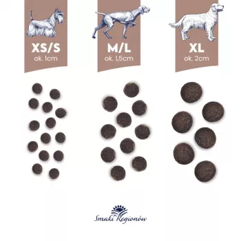 BALTICA regional flavours Razas pequeñas Ciervo con frutos del bosque - pienso seco para perros - 1 kg