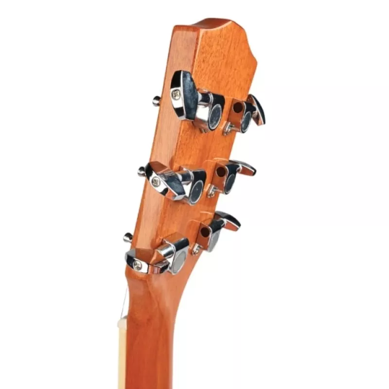 Guitarra electroacústica V-tone VEAG1 CE 4/4 madera — Dreadnought de tamaño completo, cutaway, tapa de abeto, fondo y aros de caoba, preamplificador incorporado
