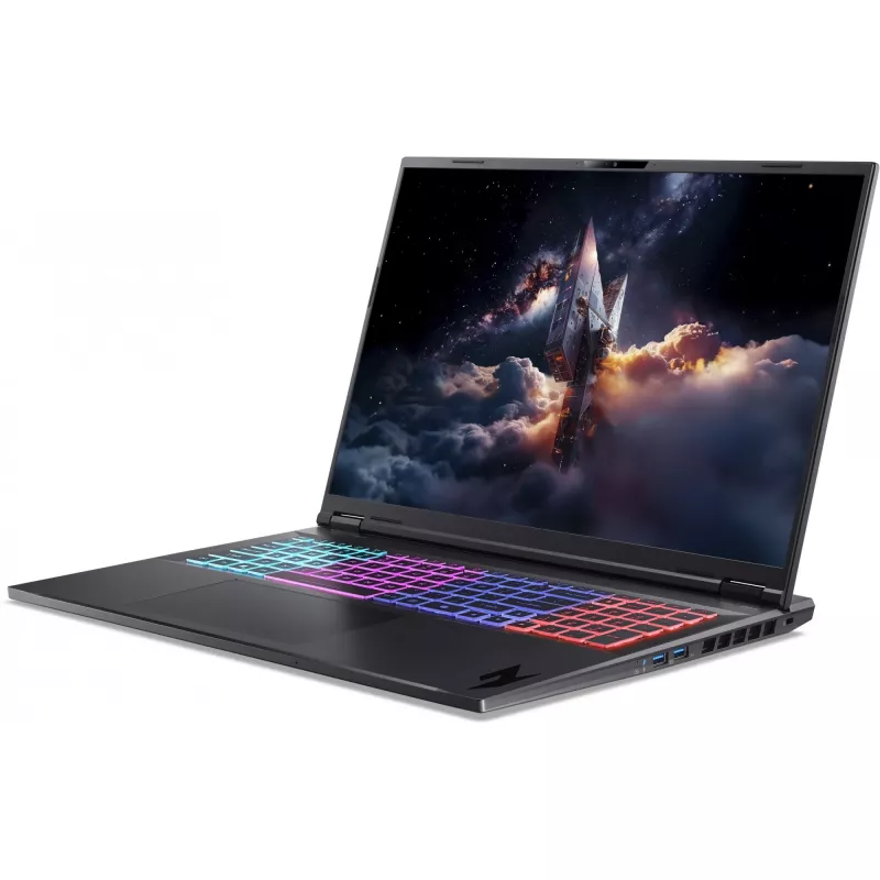 Portátil Acer Nitro 18 AI AN18-61-R698, AMD Ryzen AI 7 PRO 350 3.5 GHz, 18 inch WQXGA 2560×1600, 16 GB DDR5, 1 TB SSD, NVIDIA GeForce RTX 5060, Windows 11 Home, negro
