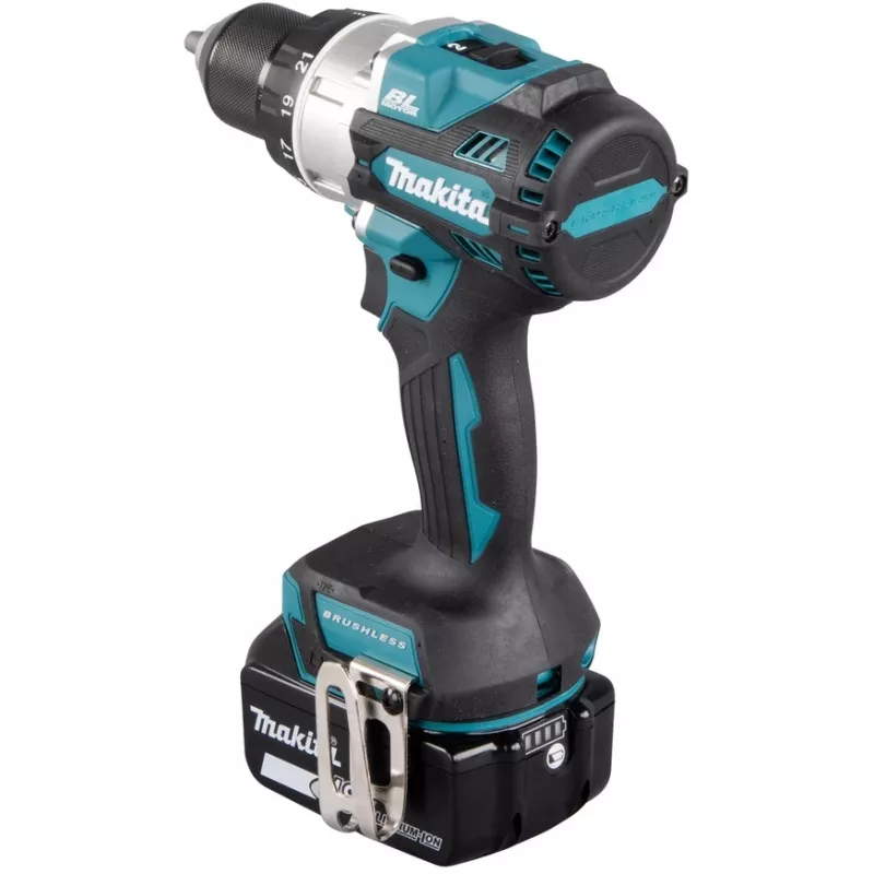 Makita DDF486RTJ Taladro 2100 rpm 2,6 kg Negro, Azul