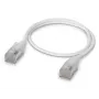 Cable de red Ubiquiti UACC-Cable-Patch-EL-C6A-0.3M-W RJ-45 Cat6a 0,3 m transparente blanco