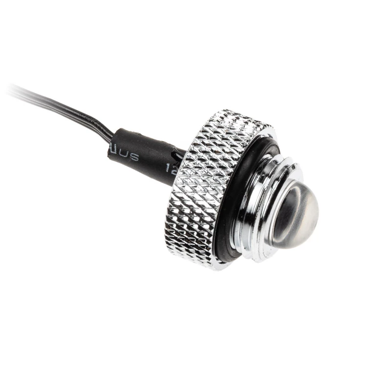 Tapón de cierre XSPC ARGB LED, G1/4, 5V 3Pin - cromado