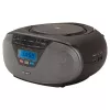 Microcadena de audio Aiwa BBTU-400BK, reproductor CD/MP3/FM-PLL/BT (Negro)