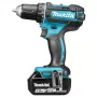 Taladro atornillador a batería Makita, 18 V, 2x 5,0 Ah Li-Ion, 62/36 Nm, 1,7 kg, LED