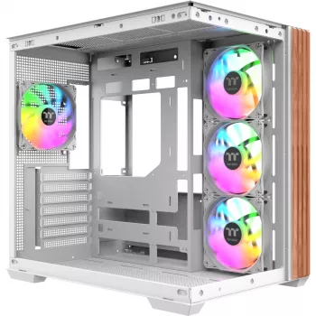 Thermaltake View 380 WS ARGB torre Midi blanca