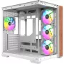 Thermaltake View 380 WS ARGB torre Midi blanca