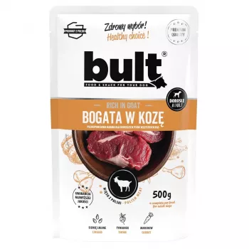 BULT Rico en cabra - Comida húmeda para perros - 500g