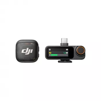 Sistema de micrófono DJI Camera Acc Mic 3 (1× transmisor + 1× receptor)