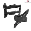 Soporte de pared para TV MACLEAN MC-742 para 42 pulgadas (106,7 cm), inclinable -12°/+12°, VESA 75x75–200x200, carga máx. 30 kg, negro