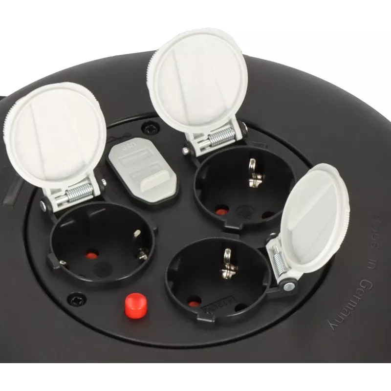 Alargador de corriente Brennenstuhl 1093900600 10m 3 tomas de corriente para interior negro