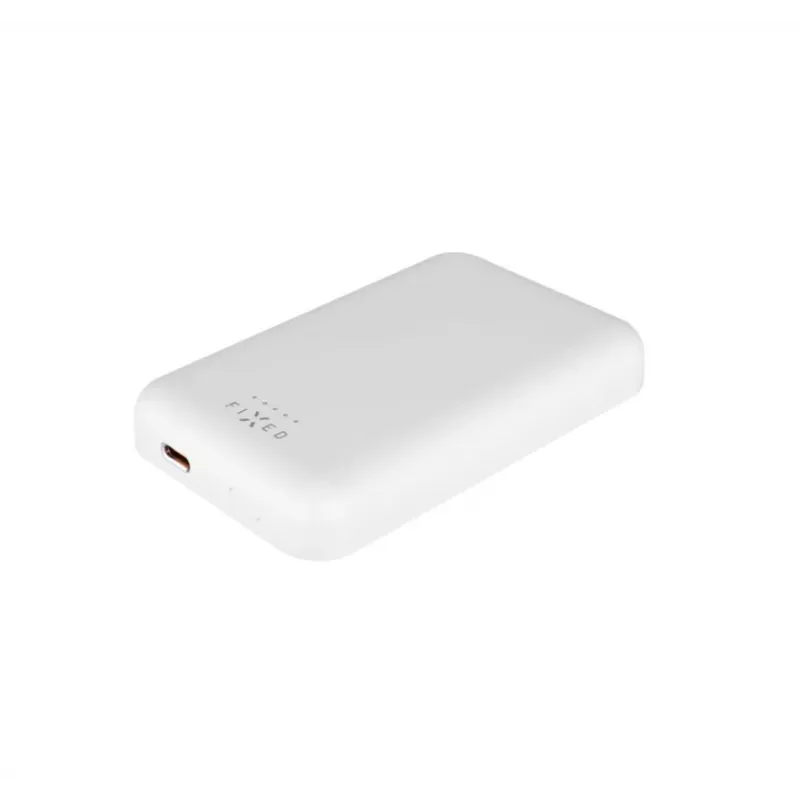 Batería portátil FIXED FIXZENM-6-WH — 6000 mAh, carga rápida USB-C, blanca