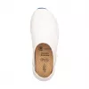 Clogs Mobilex Evoflex unisex blanco EU 46 (UK 11) – parte superior sintética, forro de microfibra, tacón 4 cm