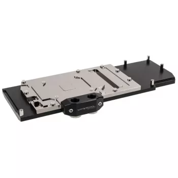 Watercool Disipador de agua fullcover para GPU Heatkiller IV para Radeon RX 5700 XT — parte superior de acetal con base de cobre niquelado