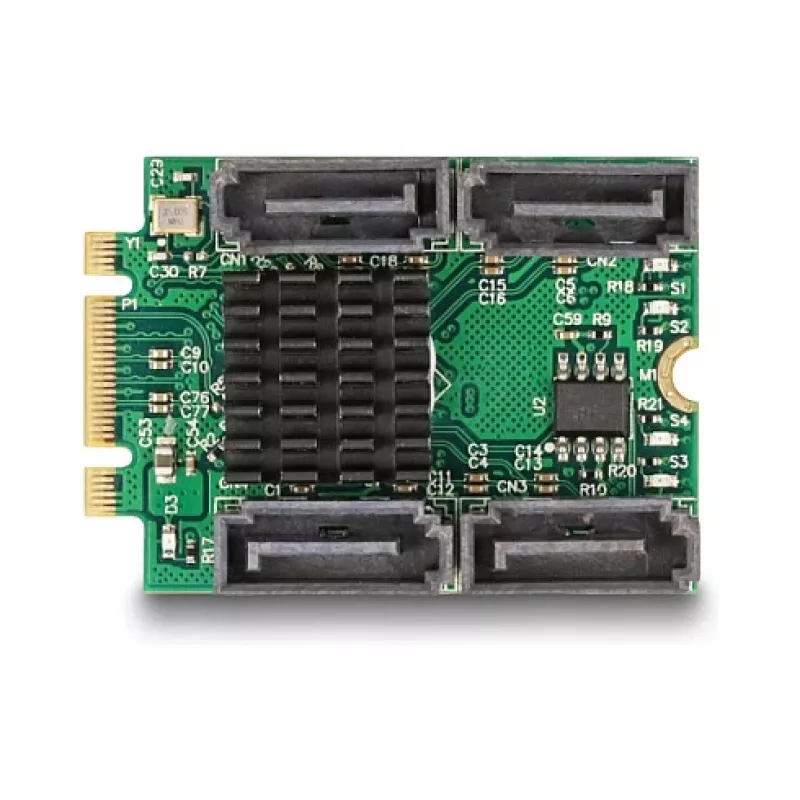 DeLOCK 61062 adaptador SATA interno M.2 a SATA 6 Gbit/s RAID 0 1 10 JBOD