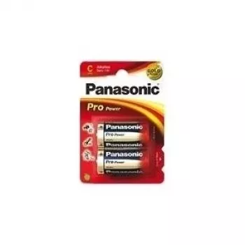 Panasonic 1x2 LR14PPG - pila desechable - alcalina - 1,5 V - 2 uds. - azul - dorado - rojo - 25.
