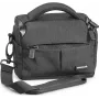 Bolsa Cullmann Malaga Vario 200 — poliéster gris, 3 bolsillos exteriores, correa de hombro, 0,212 kg