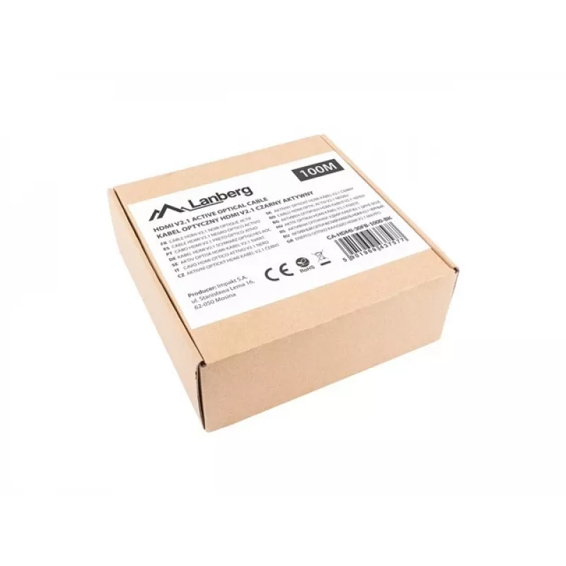 Cable HDMI Lanberg CA-HDMI-30FB-1000-BK 100m negro