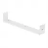Organizador de cables compacto Maclean bajo el escritorio, carga máx. 5 kg, blanco, MC-107 W