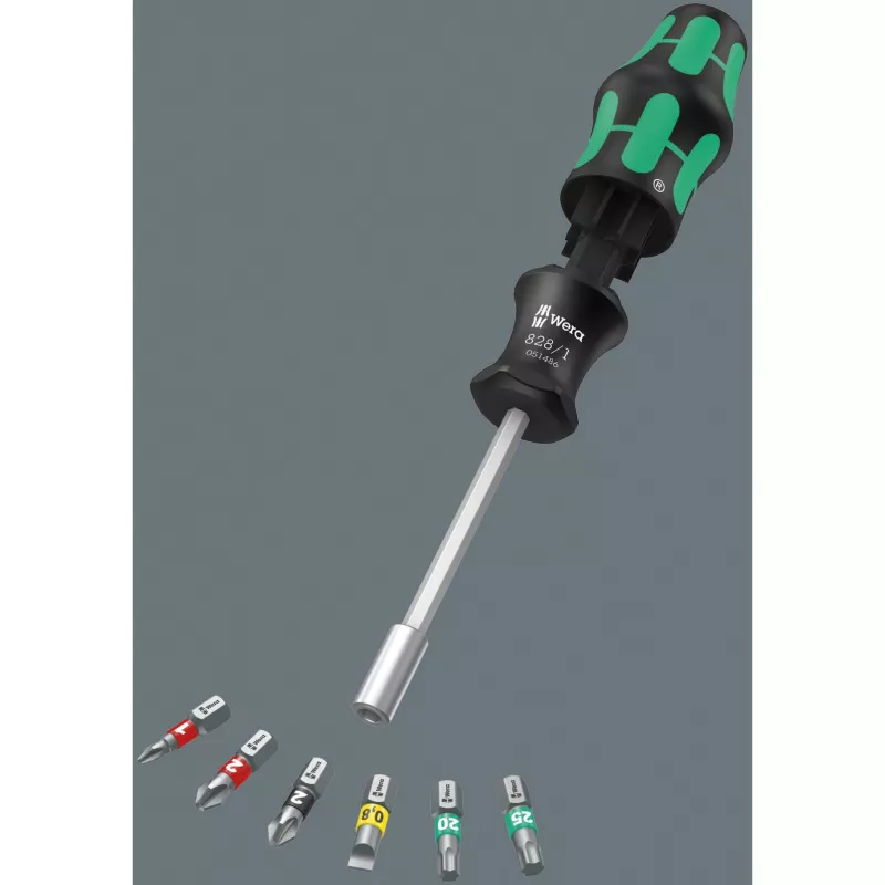 Wera Kraftform Kompakt 27 Set 1 Juego de destornilladores con mangos ergonómicos y puntas de precisión