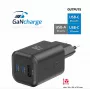 Cargador de viaje portátil SWISSTEN 22071410 65W doble USB-C carga rápida