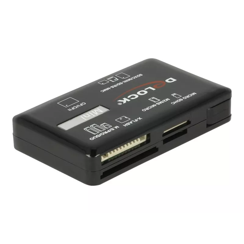 Lector de tarjetas SuperSpeed USB DeLOCK CF SD Micro SD MS M2 xD 5 Gbps