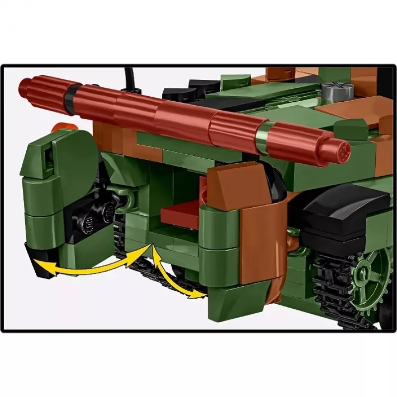 Set de bloques Cobi Armed Forces BWP-1 2630 — set modelo del vehículo de combate de infantería anfibio polaco-ucraniano