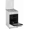 Cocina Simfer 4401SGRBB tipo de placa gas tipo de horno gas blanco ancho 50 cm 49 L profundidad 55 cm