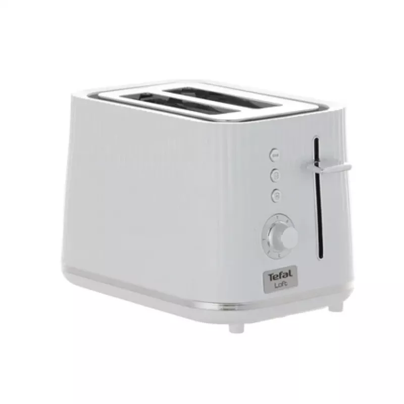 Tefal Loft TT7611 7 2 rebanadas Cromo, Blanco