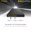Batería externa portátil Nitecore NB10000 — 10000 mAh, USB‑A + USB‑C, 38 W de salida total, gris
