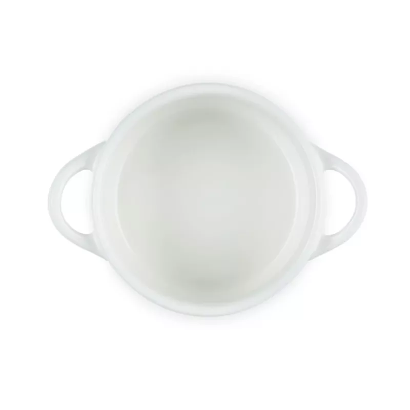 Le Creuset 71901107160100 Mini Dutch Oven, 0,25 L, blanco