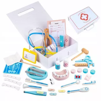 Set de juego médico para niños Extralink Little Doctor maletín, 43 piezas