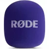 Funda para micrófono (lila) para Rode Interview GO Lavalier-Kit – accesorio antipop/cortavientos