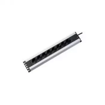 Regleta de alimentación Bachmann 300.007 2 m 7 tomas AC interior negro gris