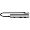 Hub de interfaz Satechi ST-P4SM USB Type-C 10000 Mbit/s gris