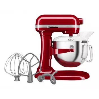 Robot de cocina KitchenAid 5KSM60SPXEER 375 W Gris, Rojo, Acero inoxidable