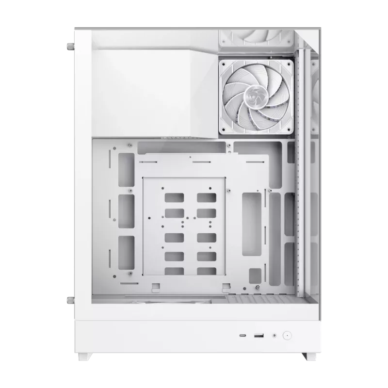 Caja Gamemax | T20 WH | Blanco | M-ATX | Fuente de alimentación no incluida