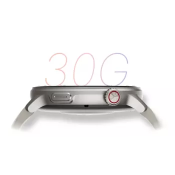 Smartwatch Stelio Activ GPS 46 mm plata STSWA101SR, GPS, caja de 46 mm