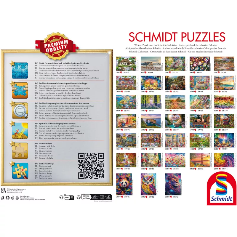Puzzle Schmidt Spiele Beautiful Butterfly Garden — 2000 piezas, modelo 59746