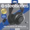 SteelSeries Arctis Nova 3P Wireless auriculares gaming inalámbricos, Bluetooth/2,4 GHz, negros