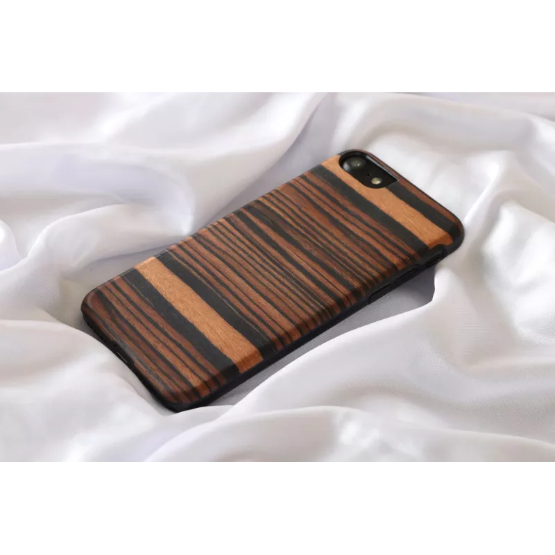 Funda Man&Wood Ebony/BL iPhone 7
