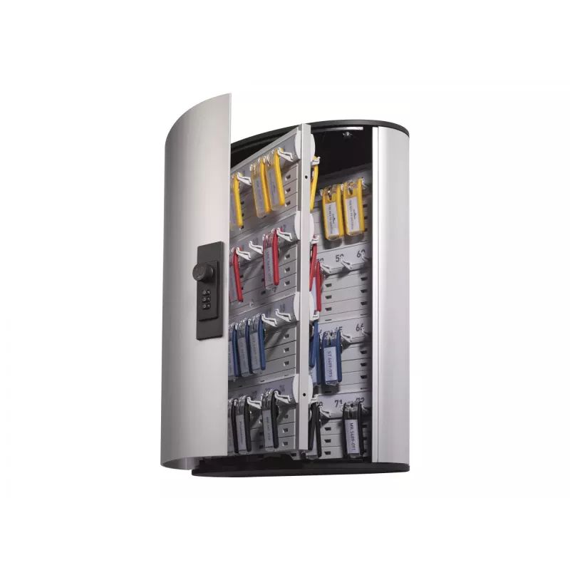 Caja de llaves Durable KEY BOX code 72 aluminio plata