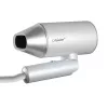 Secador de pelo Maestro MR-213 2100W mango plegable, 2 velocidades, golpe de aire frío, concentrador de doble pared, plata