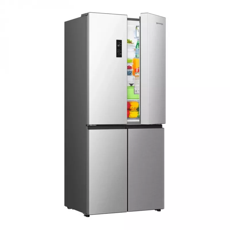 Gorenje HZSF46962 NRM819E61X G600, Gris, Acero, Vidrio, 460 L, SN-N, C