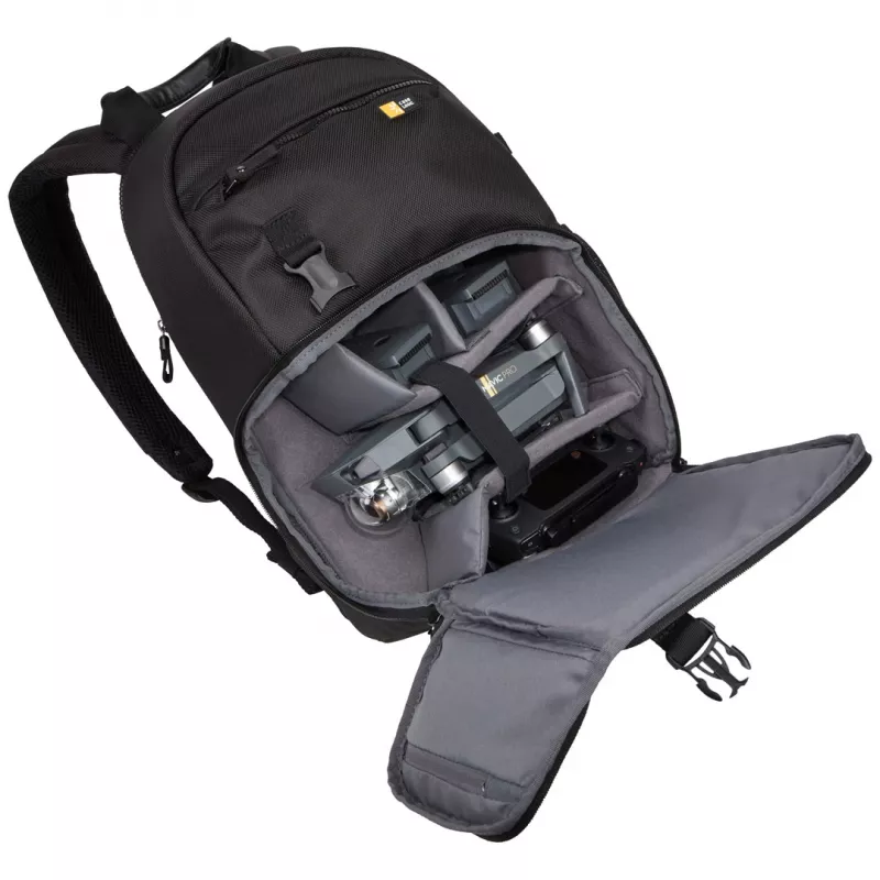 Mochila para cámara de uso compartido Case Logic Bryker negra de poliéster