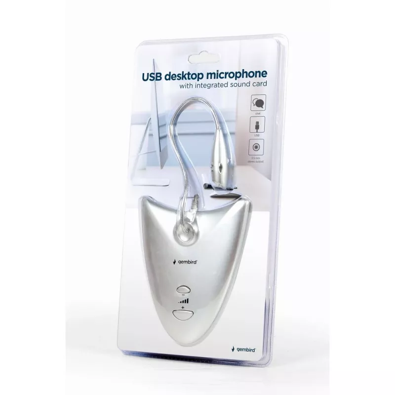 Gembird MIC-DU-01 Producto Plata