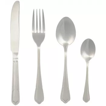 Set de cubiertos Salter BW12426EU7 24 piezas acero inoxidable, apto para lavavajillas