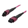 Latiguillo de fibra óptica MTP hembra OM4 LowLoss(ELite), 12 fibras, tipo B cruzado, heather violeta, 15 m, Synergy 21 (S216792)